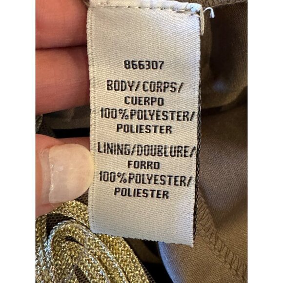 JS Collections Dress Women 6 Gold Cap Sleeve Embroidered‎ Sheath Mini Cocktail - Picture 10 of 11